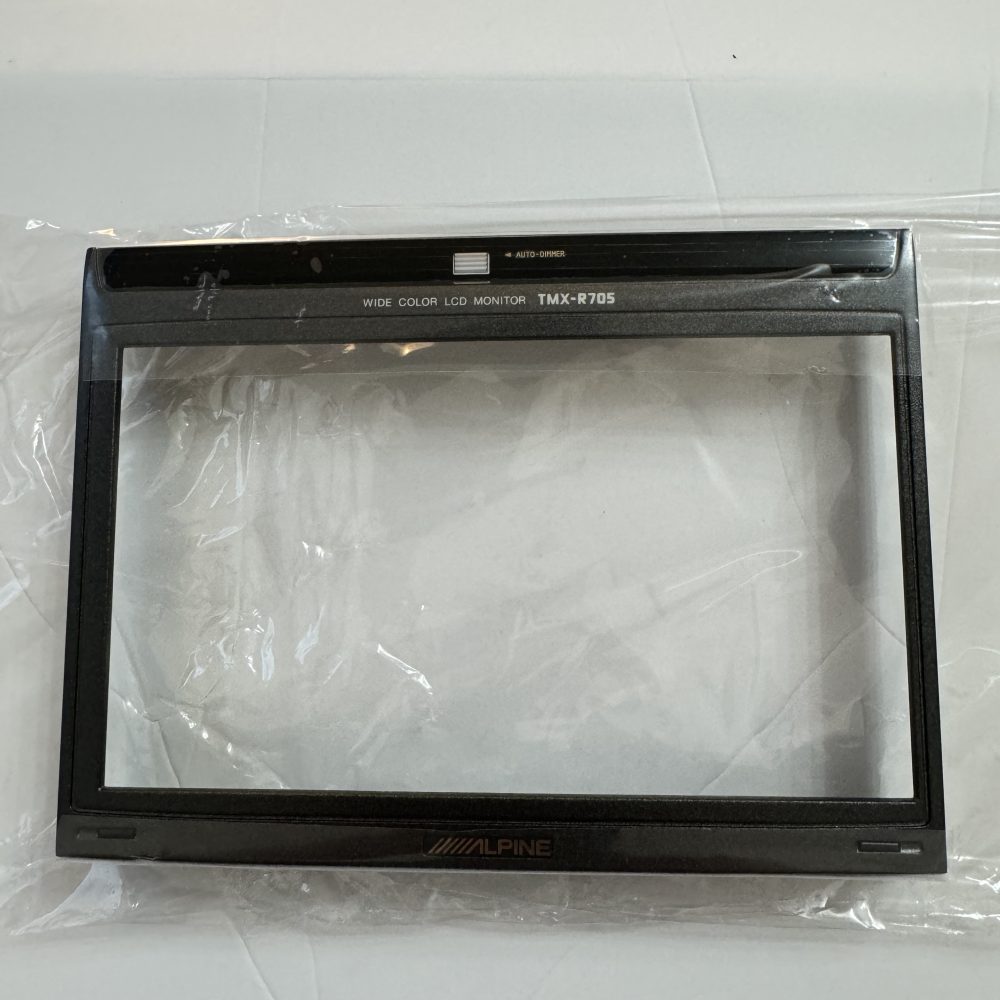 Alpine Tmx-R705 Front Face Panel Nose Piece Outer Panel Only