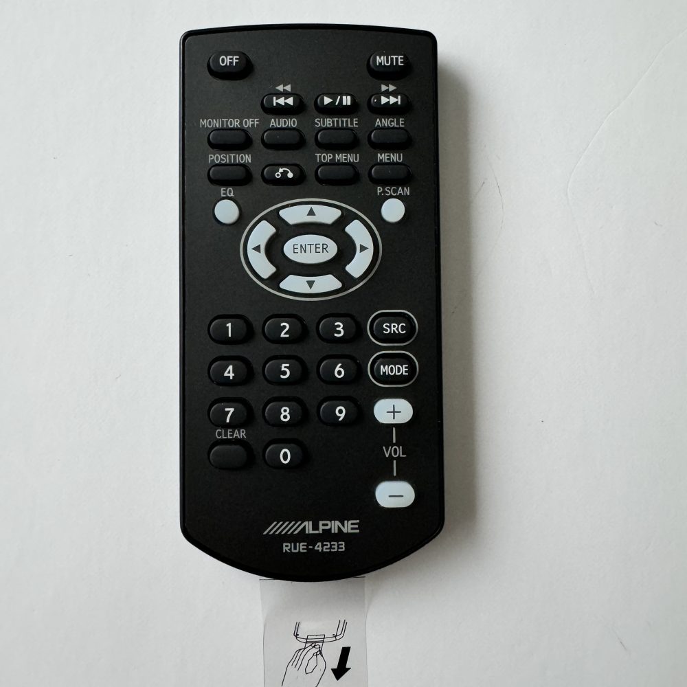 Alpine Rue-4233 Remote control Commander Controller