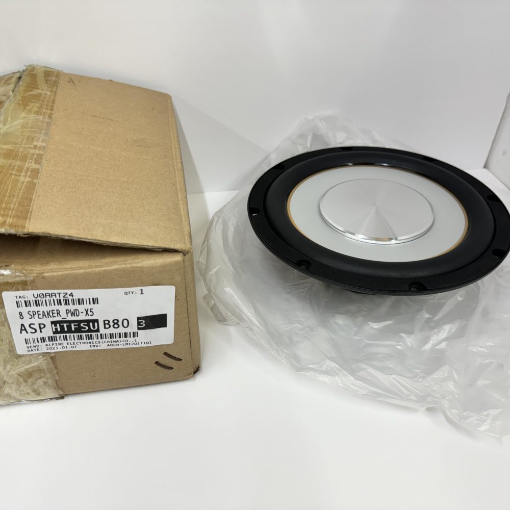 Alpine PWD-S5 Compact Alpine Underseat subwoofer new speaker