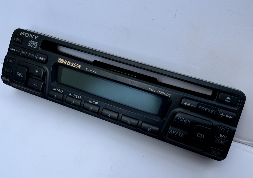 Sony Cdx-4100rds Car Radio Stereo Face Front Panel complete
