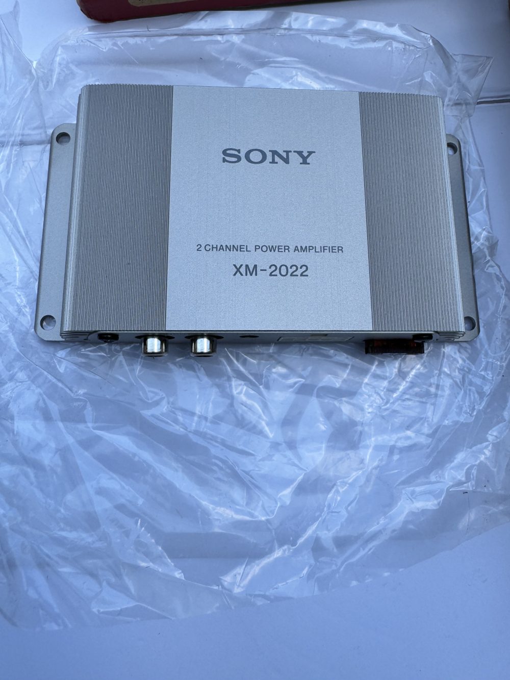 Sony Xm2022 new old Vintage Car Add On Amp Amplifier 2 Channel Small Amp - Image 3