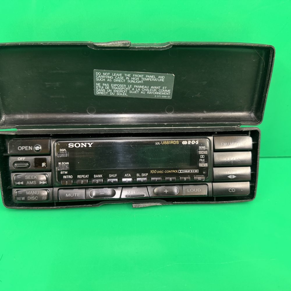Sony Xr-U881rds Car Radio Stereo Cassette Face Front Panel