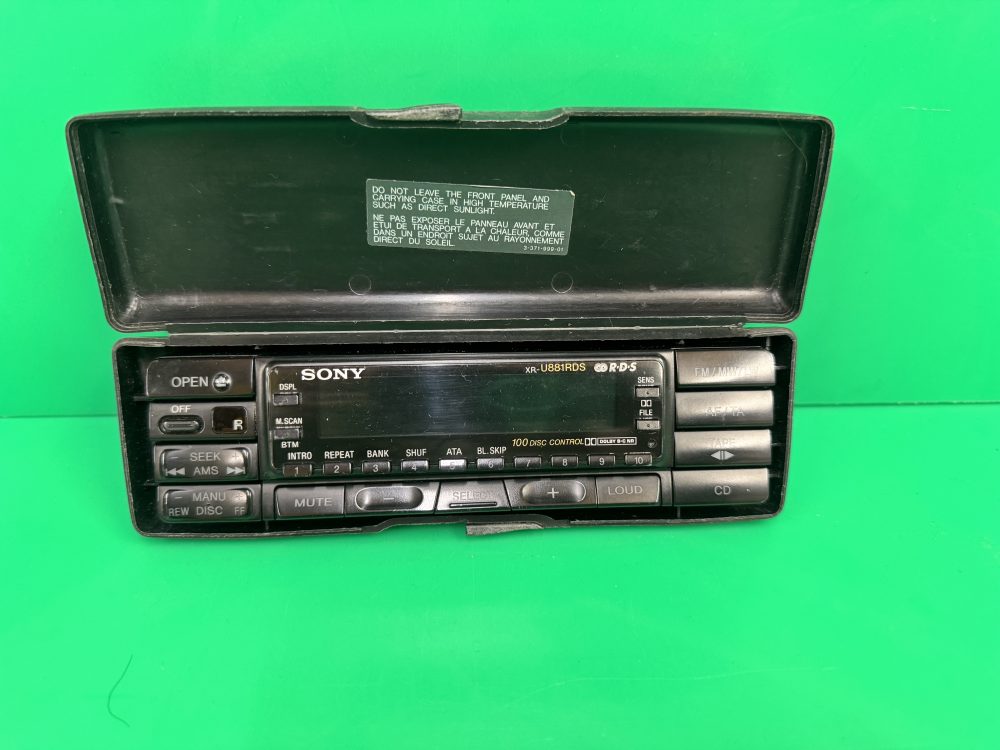 Sony Xr-U881rds Car Radio Stereo Cassette Face Front Panel