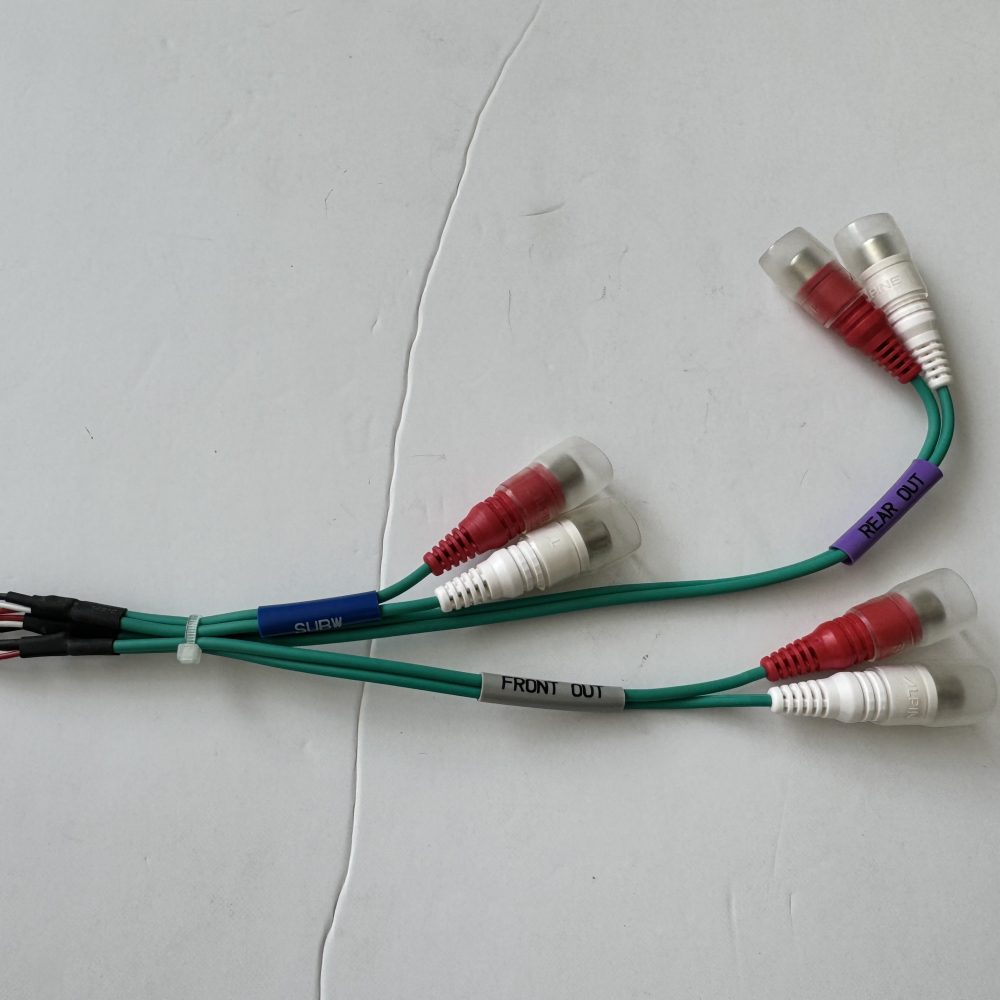 ALPINE ILX702D ILX-702D PRE-OUT RCA FRONT  REAR SUBW HARNESS
