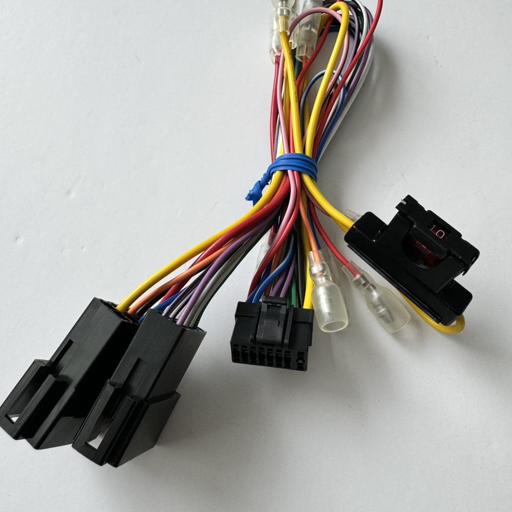 Alpine Genuine Black 16 Pin Wiring Harness Loom Wire Iso with Fuse link
