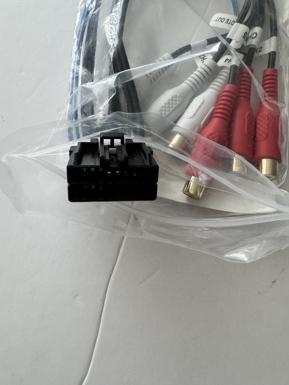 ALPINE PDP-E800DSP INPUT LEADS RCA FRONT  REAR SUBW HARNESS - Image 3