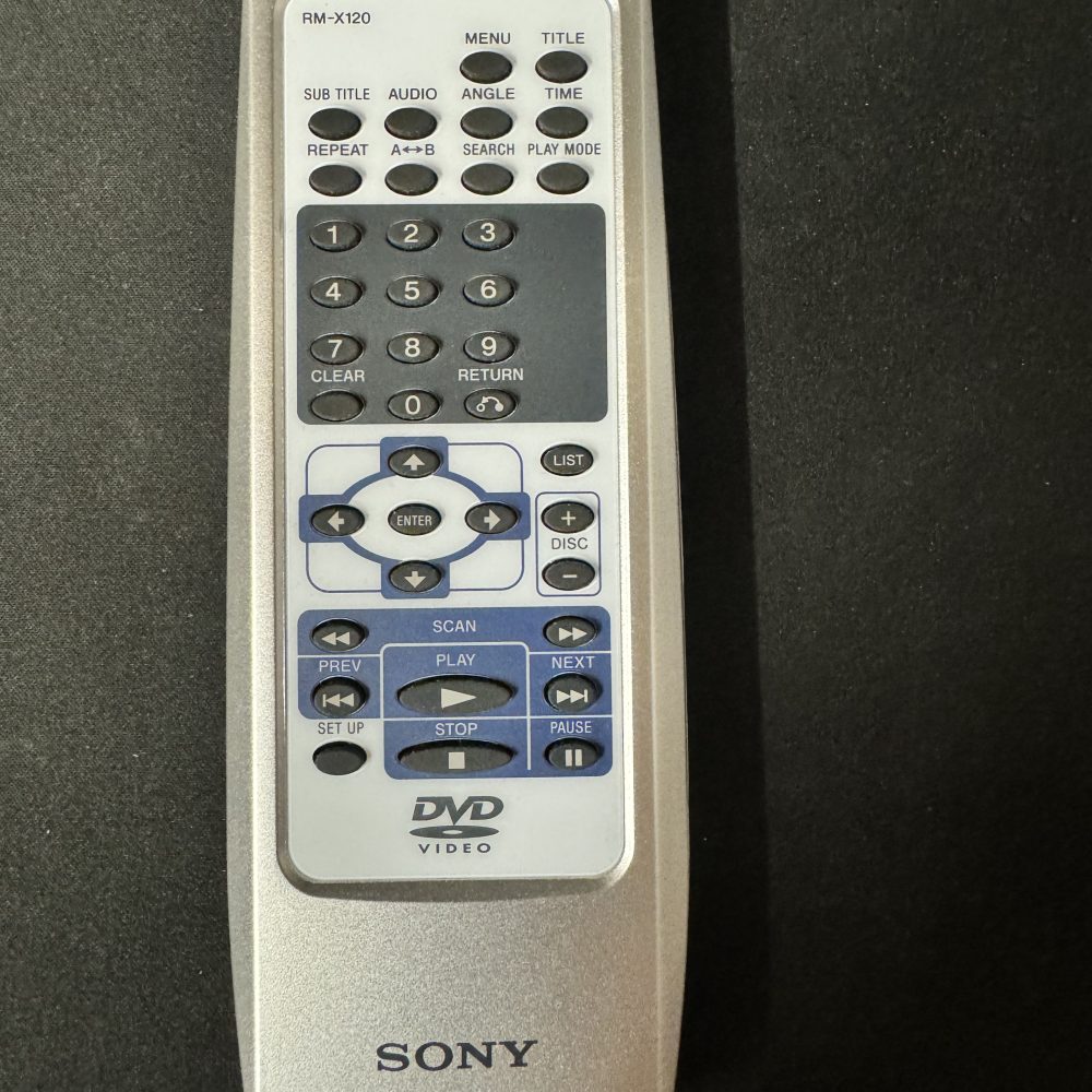 Sony Rm-X120 DVD changer Remote control
