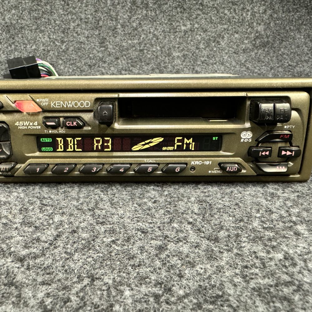 Kenwood Krc-191 old car radio cassette player