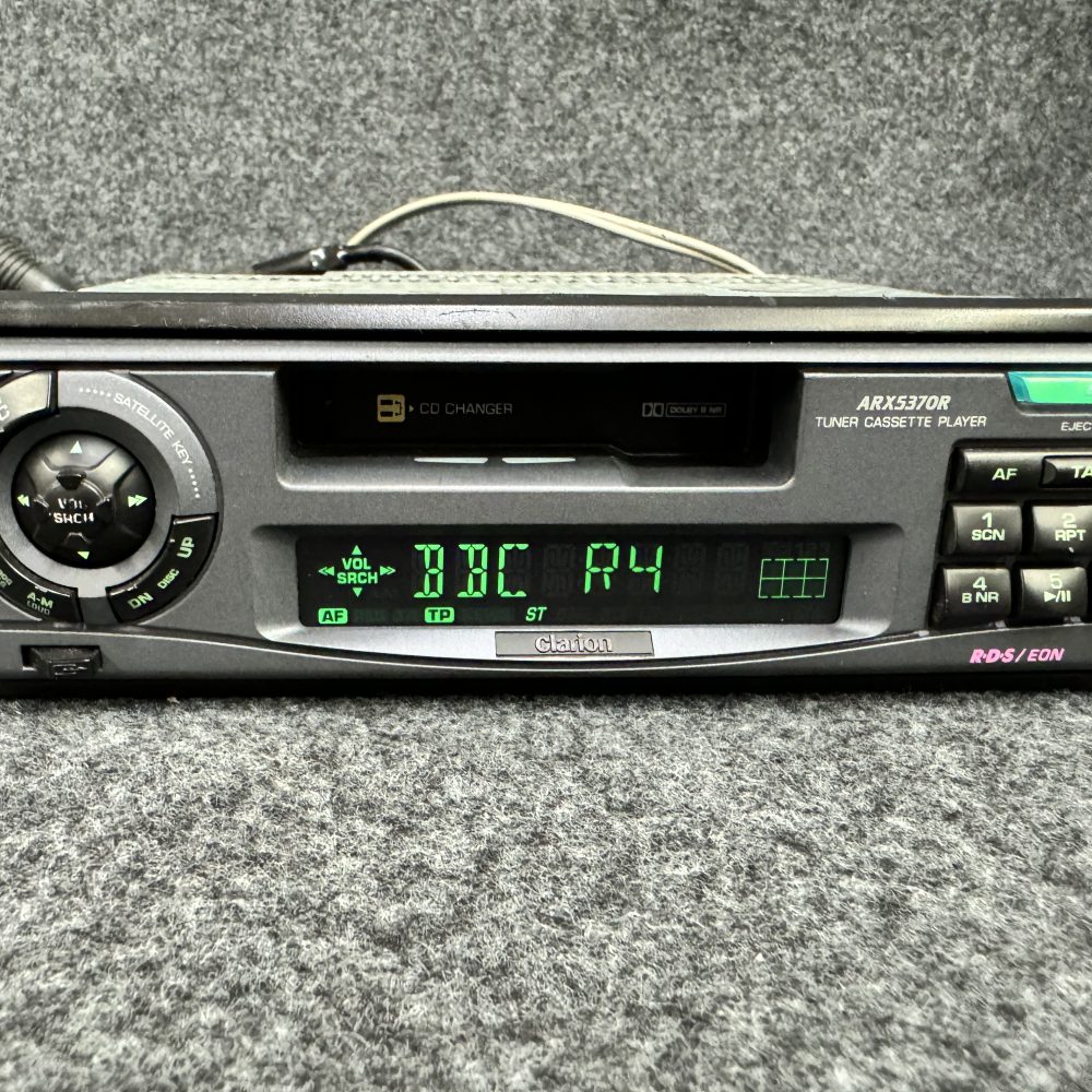 Clarion Arx5370r Old Classic Vintage Radio Cassette Player Cd Changer Control
