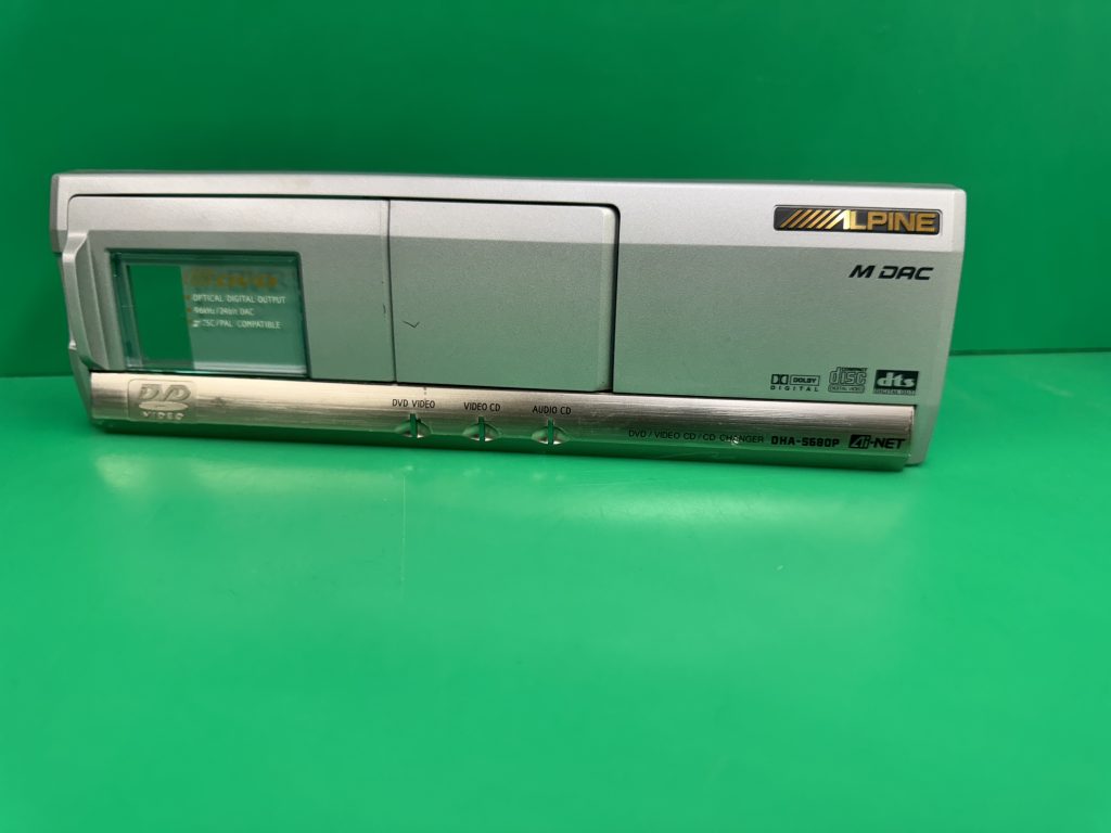 Alpine Dha-S680p DVD cd changer front panel complete - JT Audio Alpine Dha-S680p DVD cd changer front panel complete - JT Audio