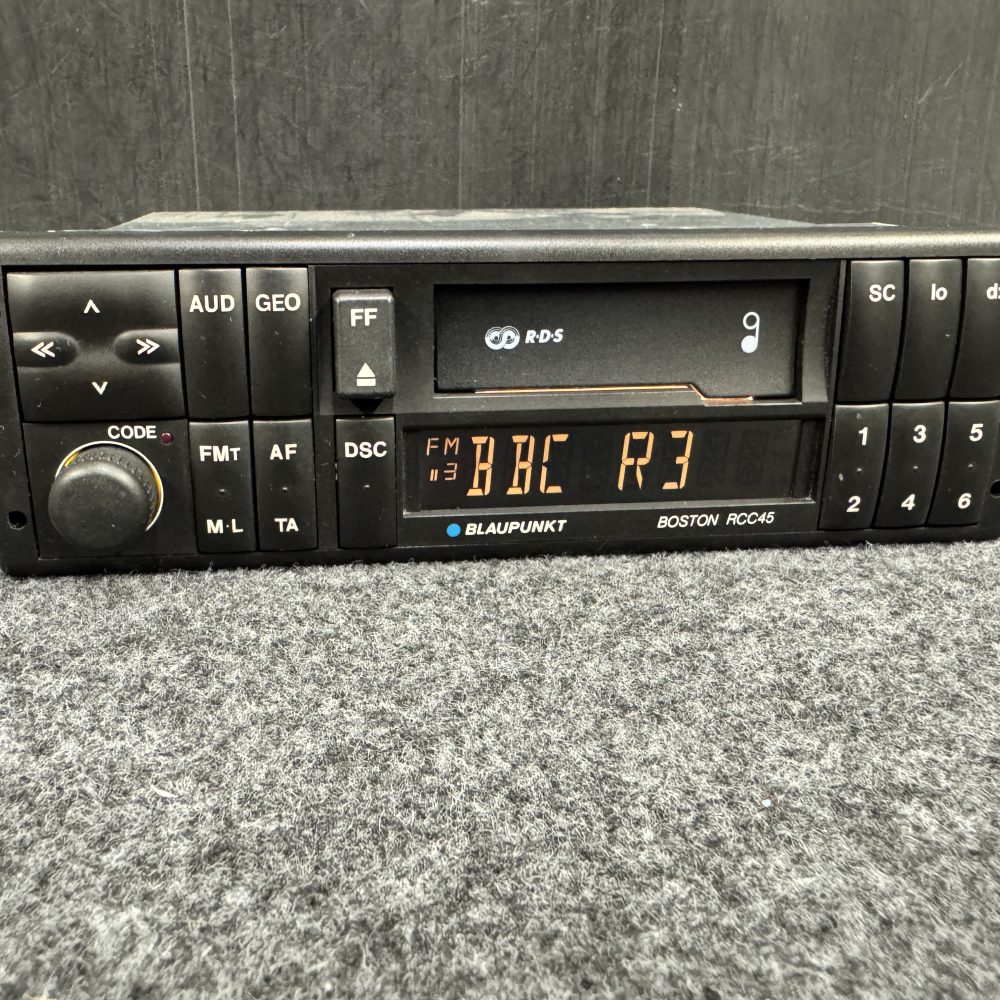 Blaupunkt Boston Rcc45 old car radio cassette player