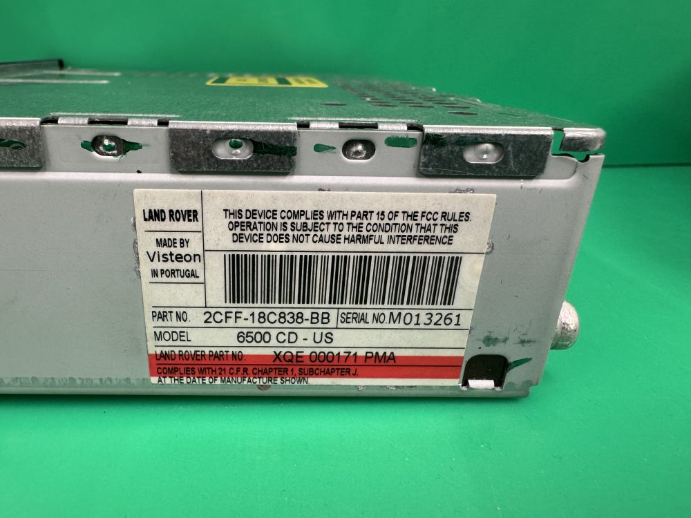 Land Rover 6500cd Car Radio Stereo Cd Player - Image 5