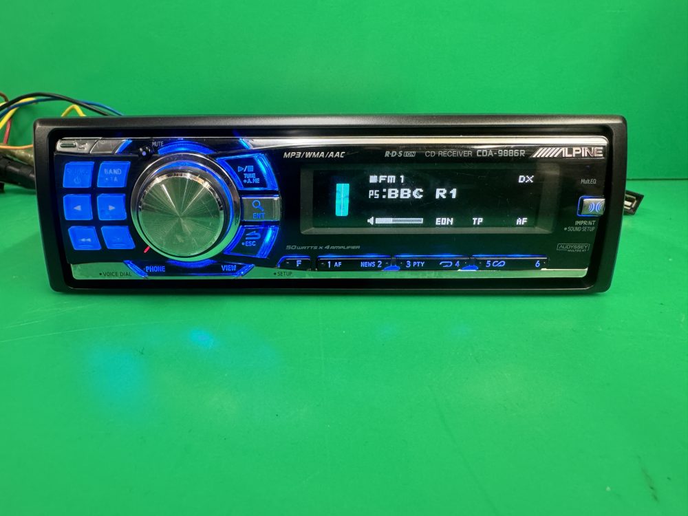 Alpine Car Radio Stereo Cd Mp3 Player Model Cda-9886r Oel display - JT ...