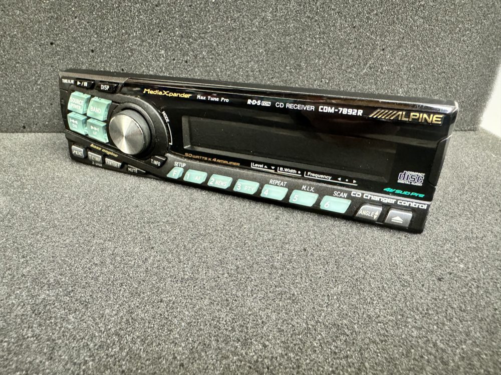 Alpine Cdm-7892r Cd Car Radio Stereo Face Only - JT Audio