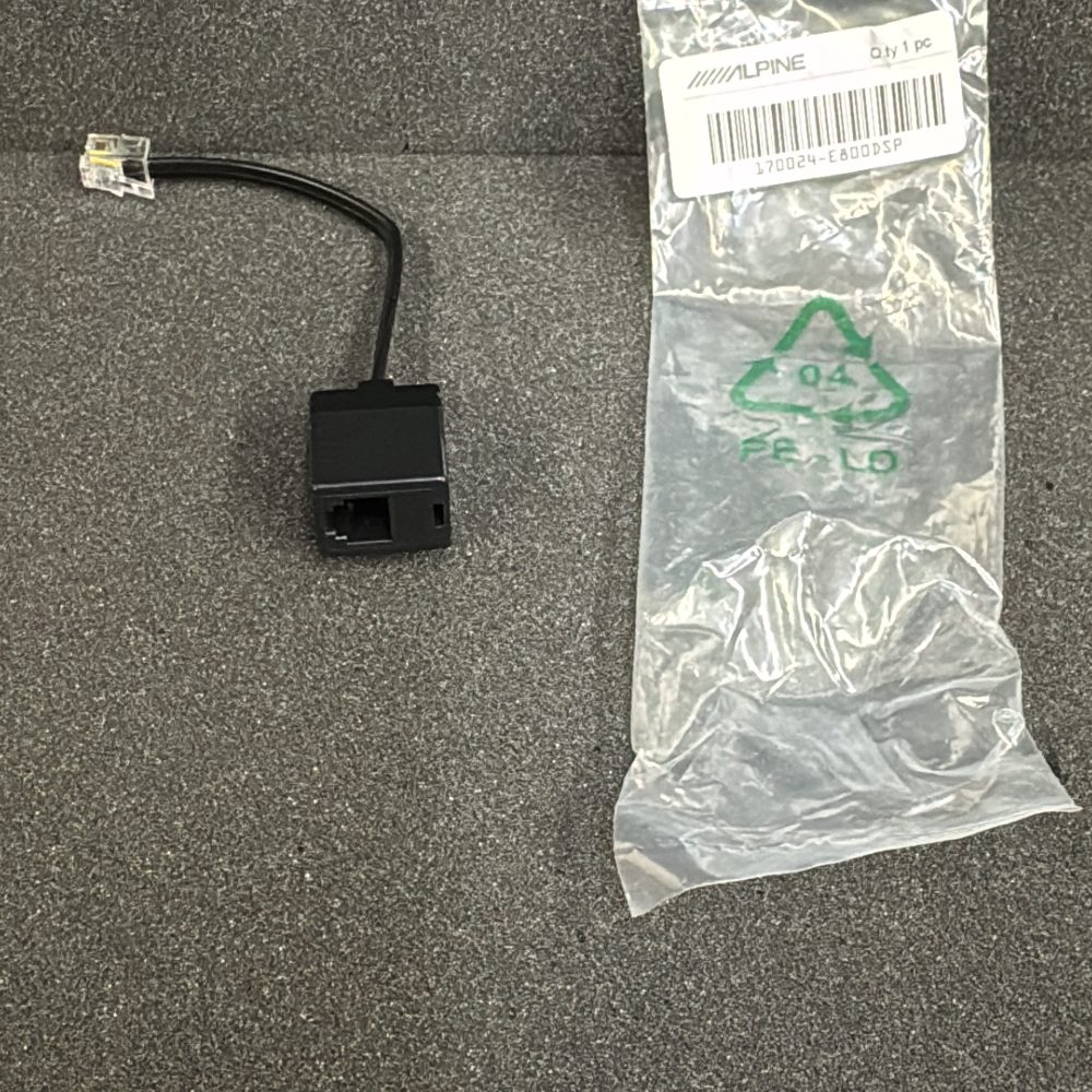 ALPINE PDP-E800DSP RJ11 adaptor for Rux Knob