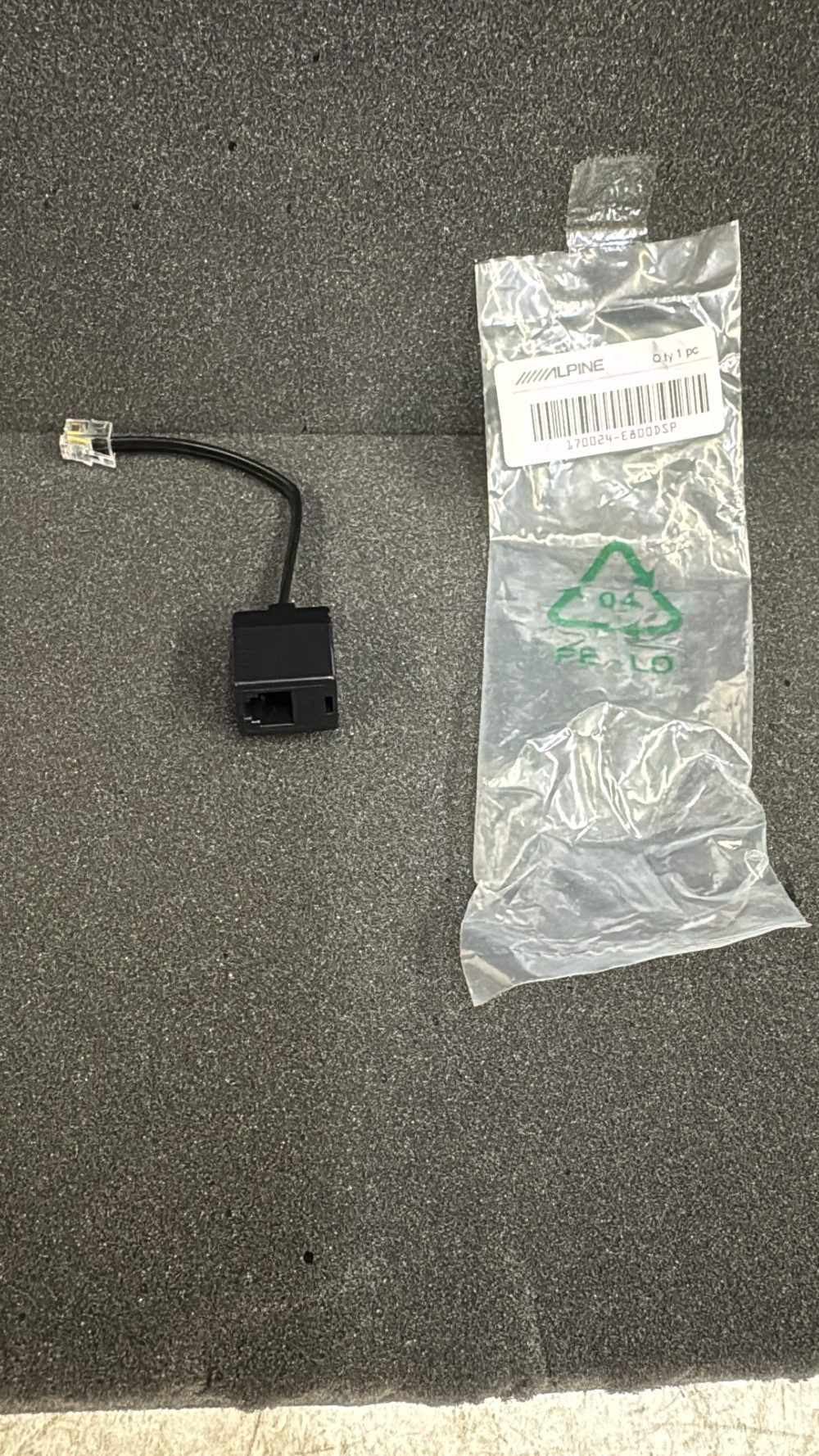 ALPINE PDP-E800DSP RJ11 adaptor for Rux Knob