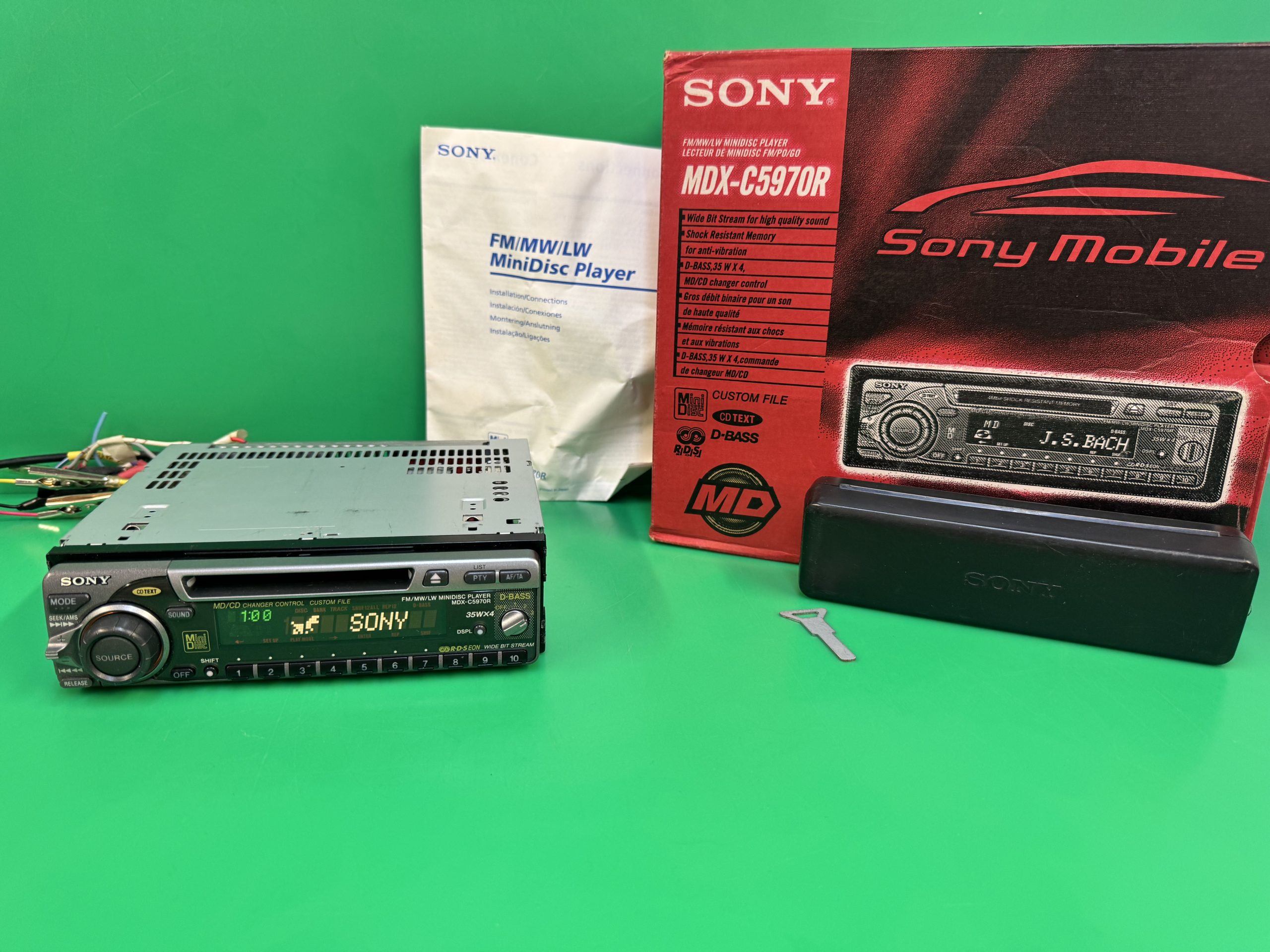 SONY ミニコンポ Sony Mdx-C5970r Car Radio Stereo Mini-Disc Player boxed - JT Audio