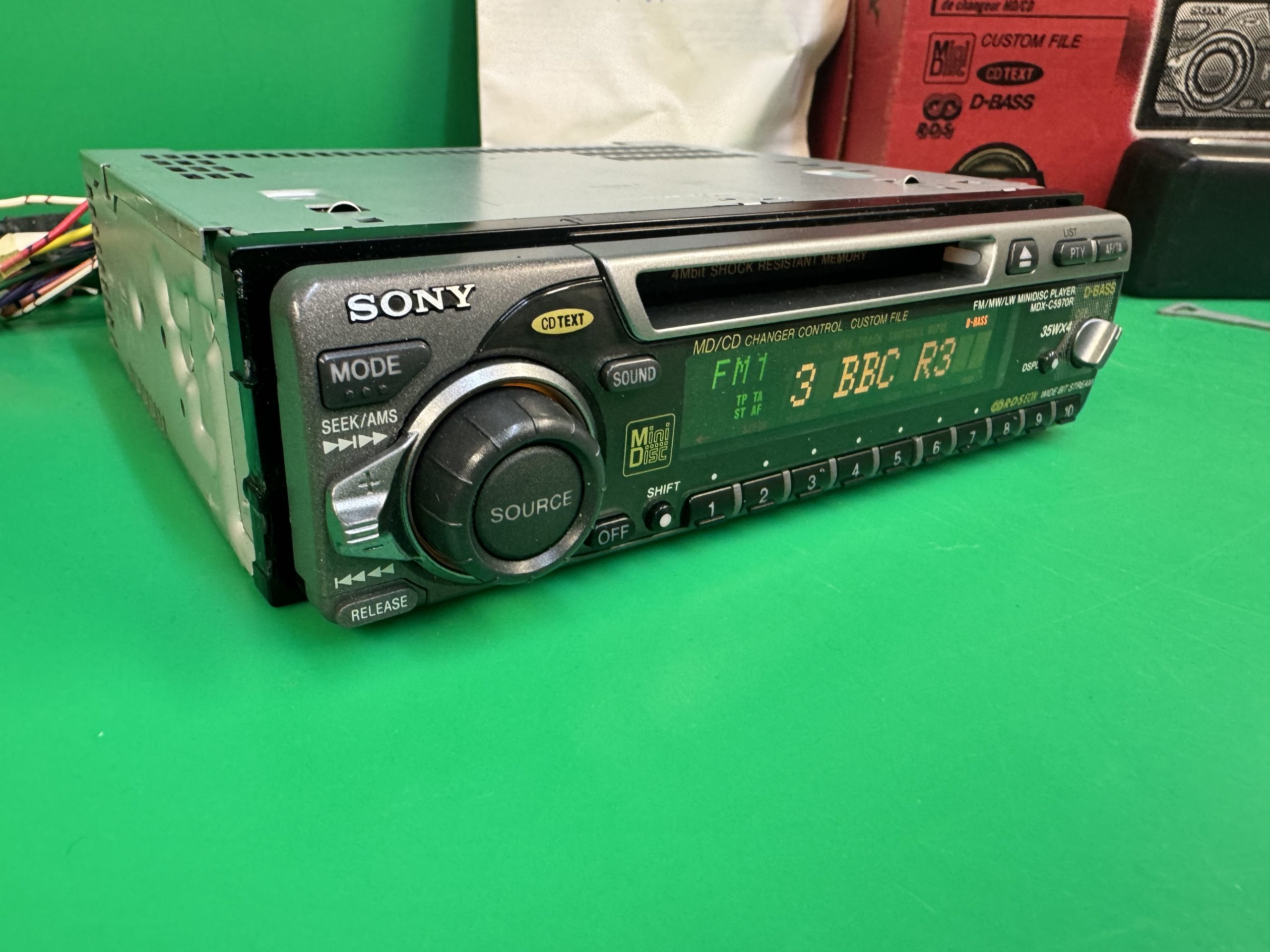 Sony Mdx-C5970r Car Radio Stereo Mini-Disc Player boxed - JT Audio