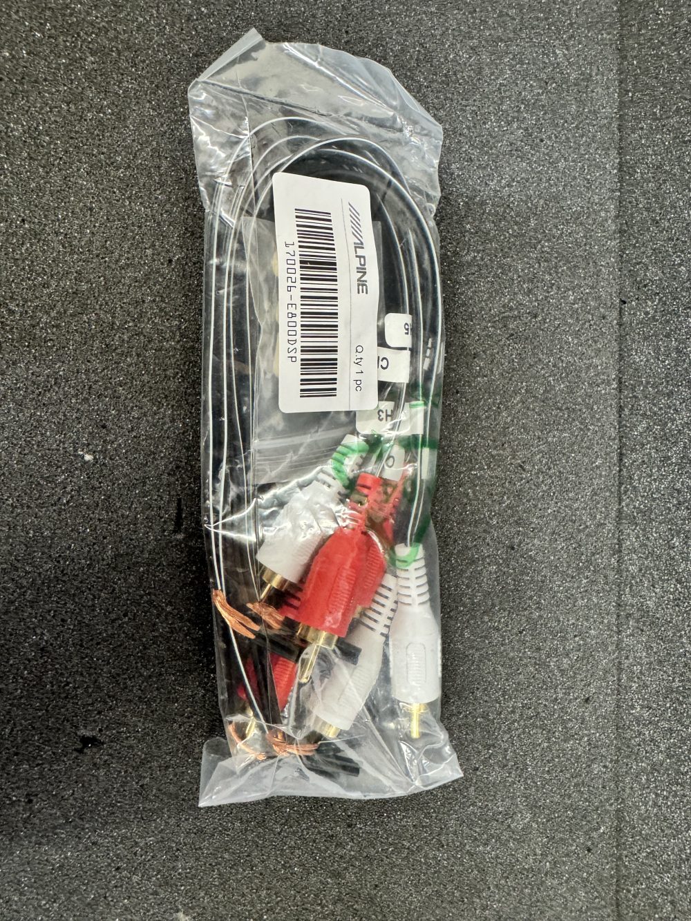 ALPINE PDP-E800DSP Rca adaptor for speaker level in