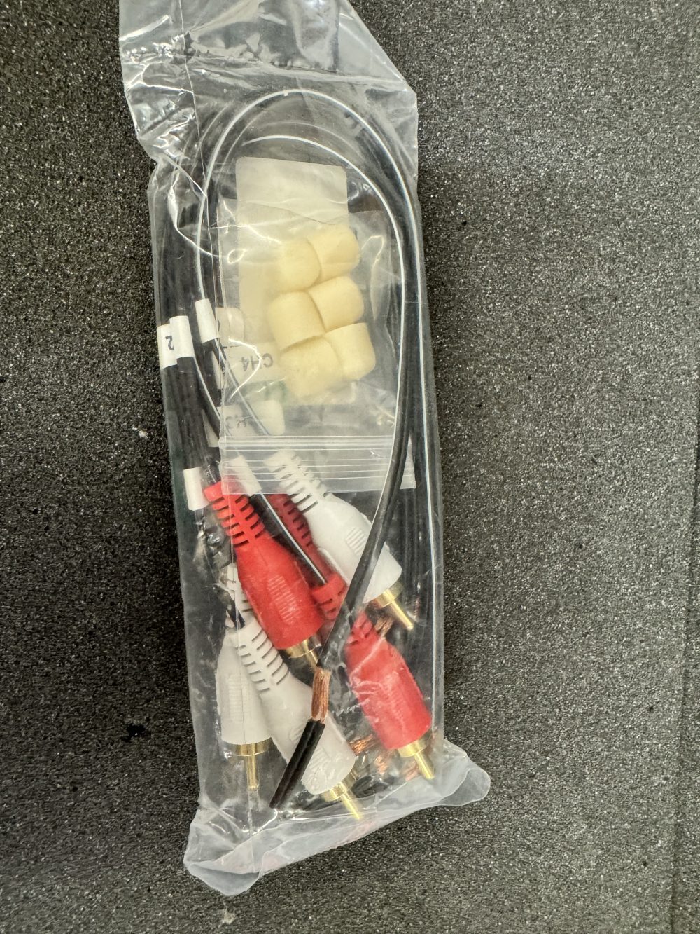 ALPINE PDP-E800DSP Rca adaptor for speaker level in - Image 3