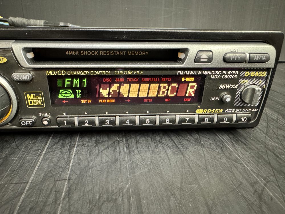 Sony Mdx-C5970r Car Radio Stereo Mini-Disc Player - Image 3