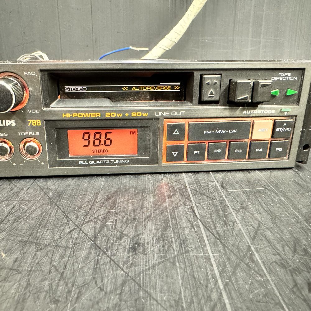 Old Rover Phillips 789 Car Radio Stereo Cassette Rare