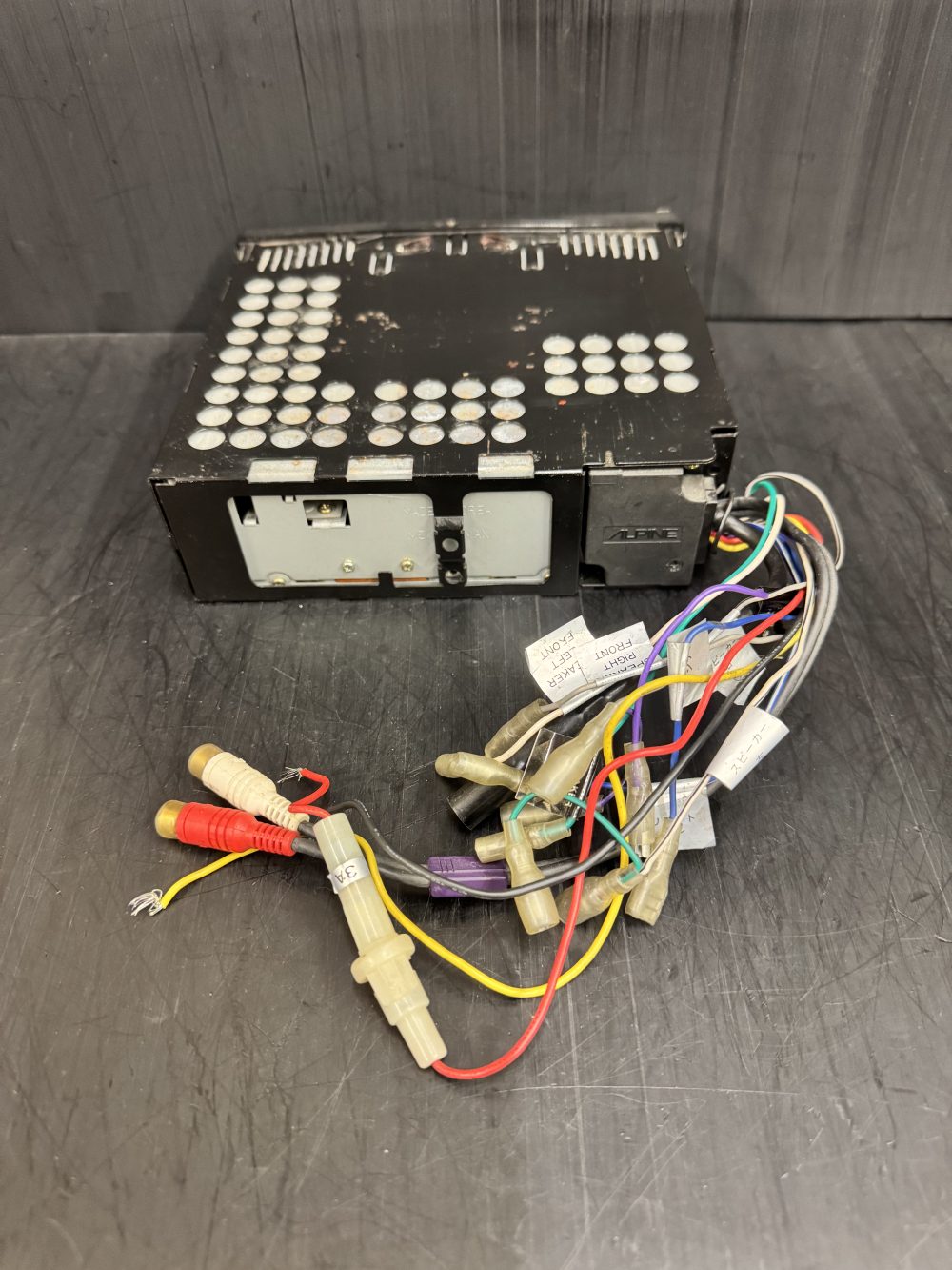 Alpine 7516L old Classic pull out radio Logic cassette player - Changer control - Image 5