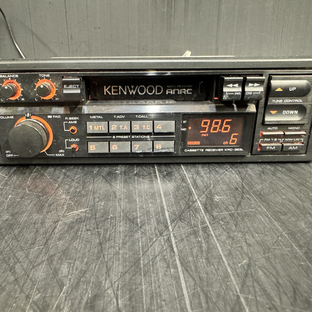 Kenwood Krc-363L old pull out car radio cassette player