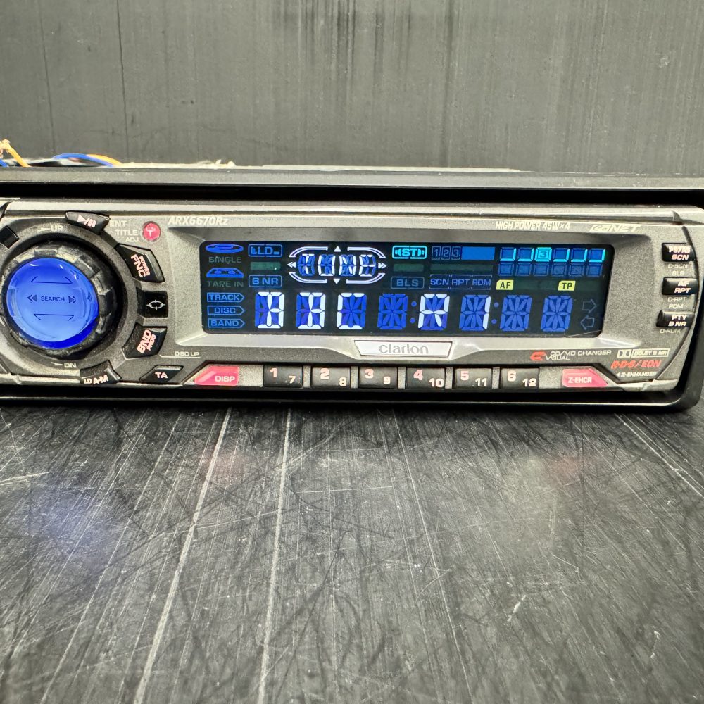 Clarion Arx6670Rz Old Classic Vintage Radio Cassette Player Cd Changer Control