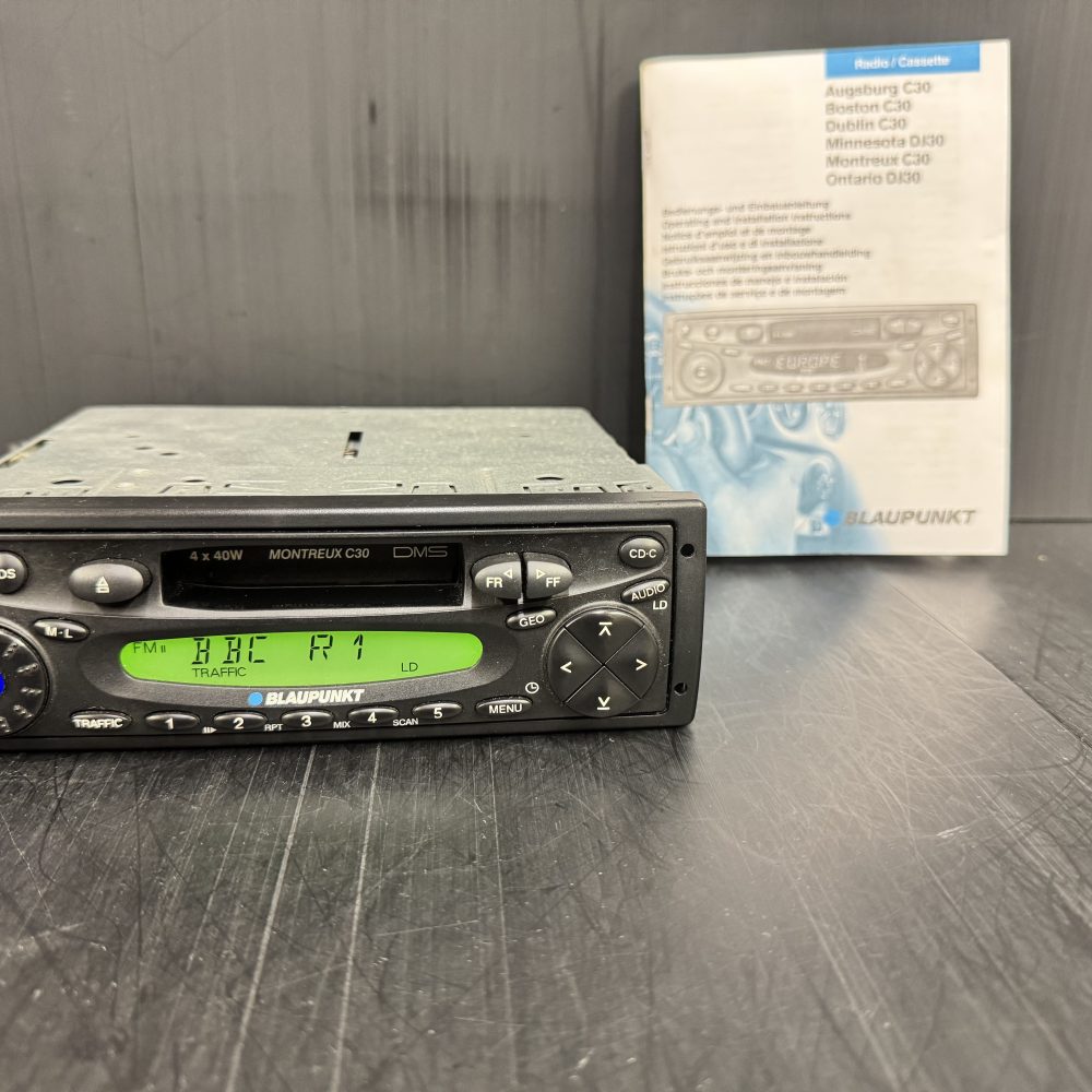 Blaupunkt Montreux C30 old car radio cassette player