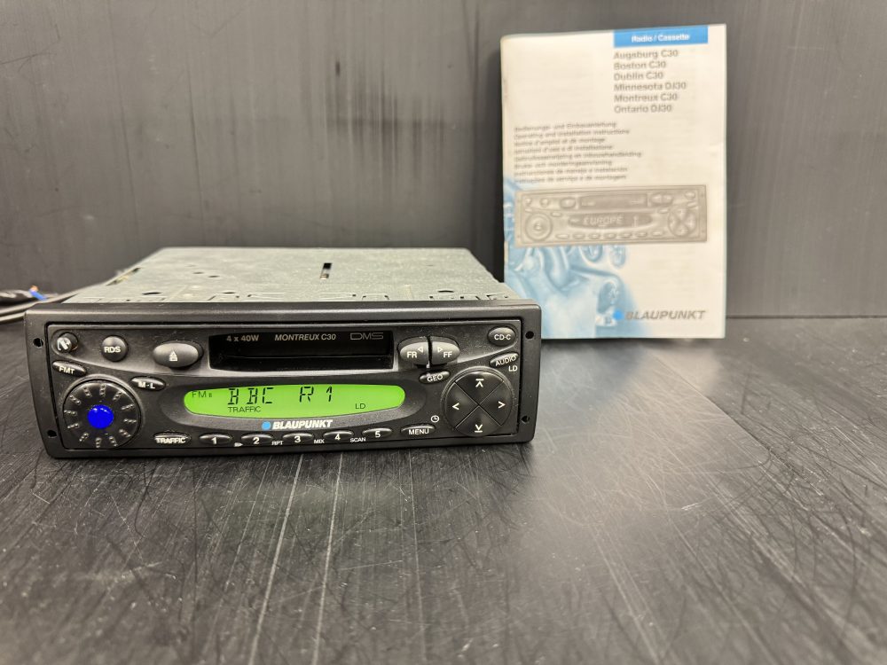 Blaupunkt Montreux C30 old car radio cassette player