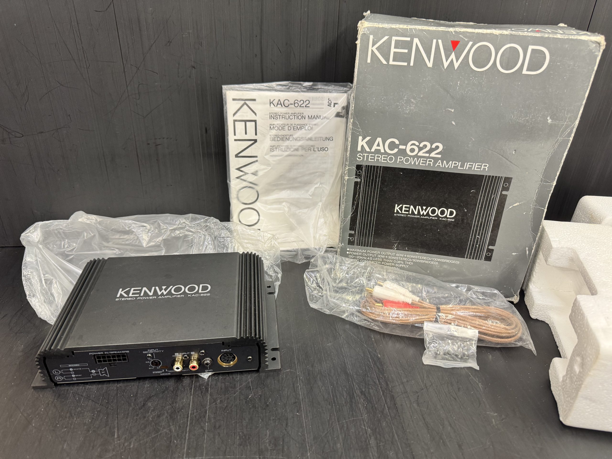 Kenwood Kac-622 amp 2 channel retro amplifier boxed - JT Audio