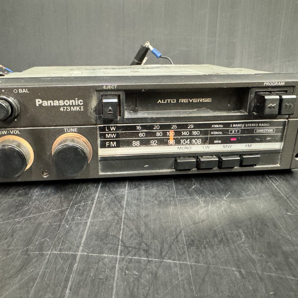 Old Classic Vw Panasonic 473 Mk2 Car Radio Cassette Player