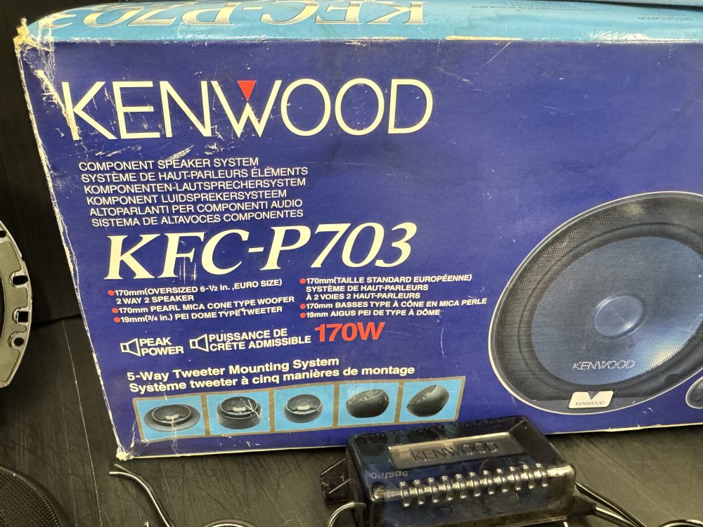 Kenwood KFC-P703 Component Old Classic Vintage Speaker set - Image 3