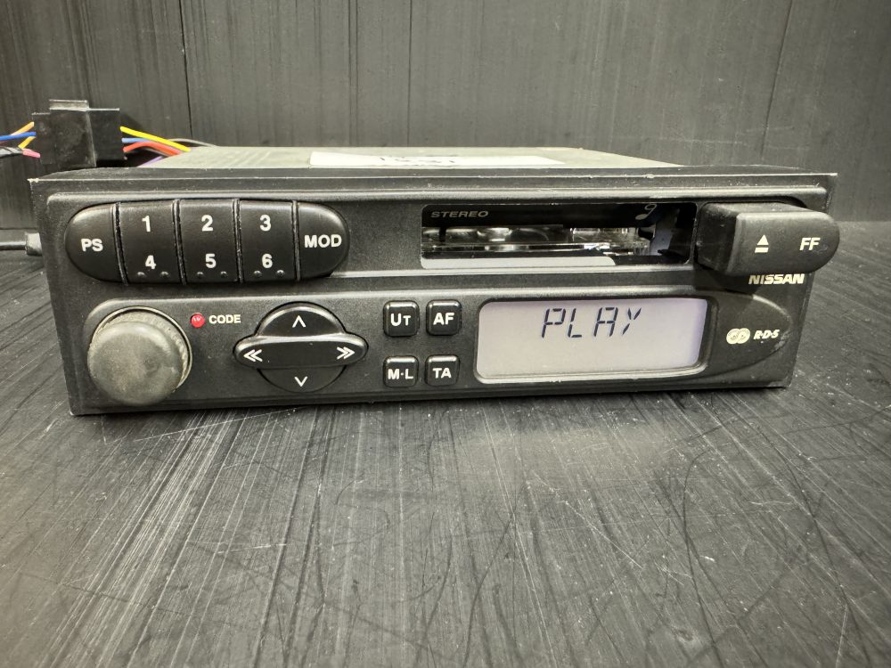 Nissan Blaupunkt old car radio stereo cassette player Oem with code - Image 3