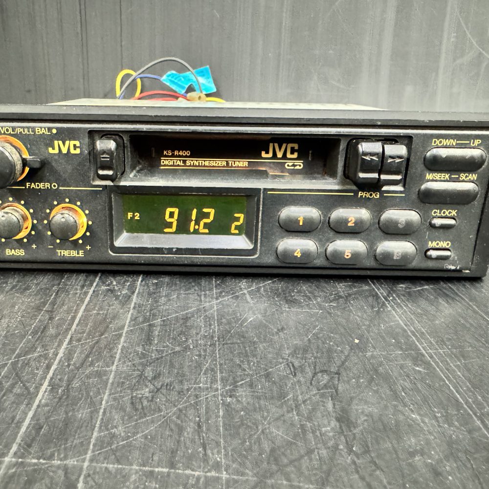 Jvc Old Classic Vintage Radio Cassette Player Model Ks-R400 Complete Black