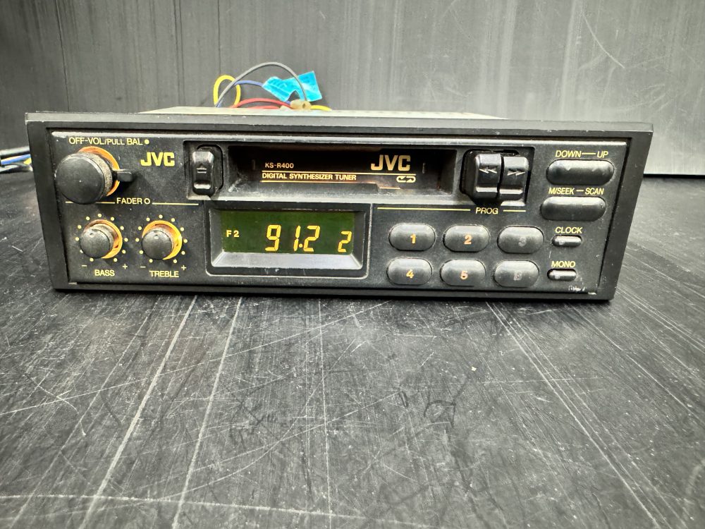 Jvc Old Classic Vintage Radio Cassette Player Model Ks-R400 Complete Black