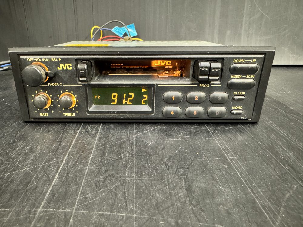 Jvc Old Classic Vintage Radio Cassette Player Model Ks-R400 Complete Black - Image 3