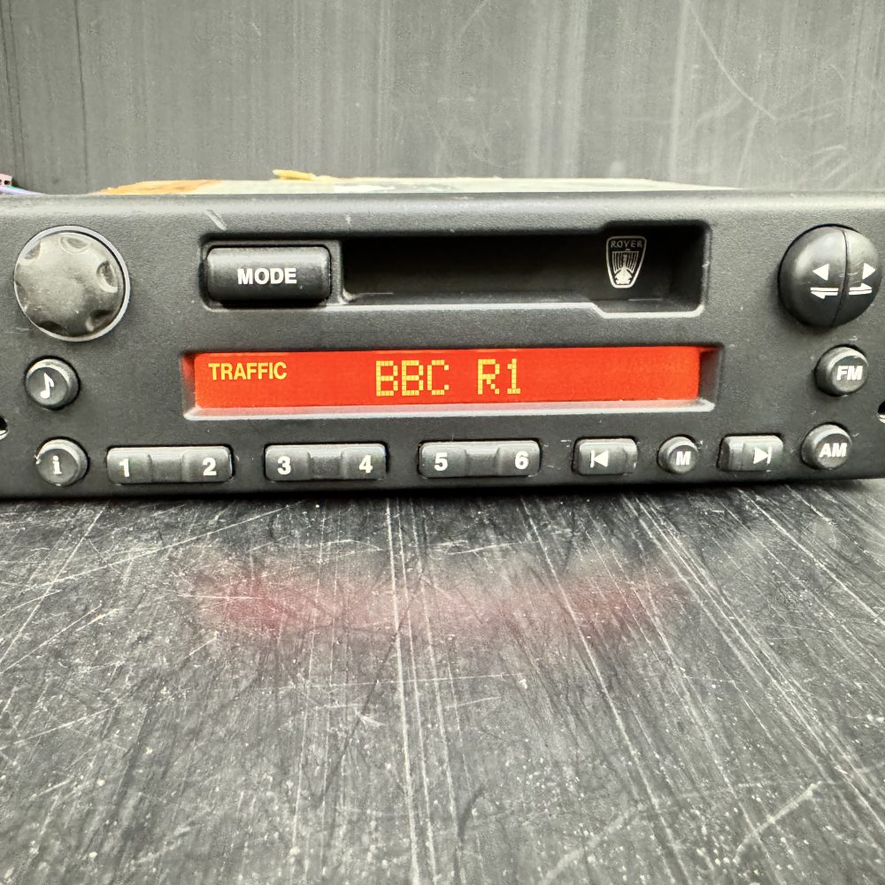 Old Rover Car Radio Stereo Cassette Rover 22DC597/60F With Code Retro