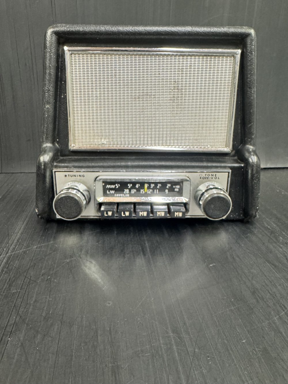 Old Classic Vintage 60s Javelin 6011 Radio 6v / 12v positive / negative earth