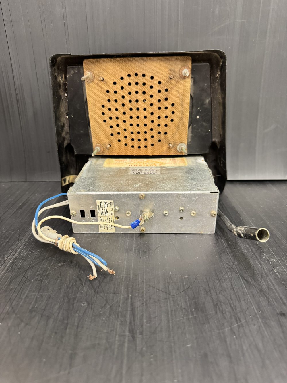 Old Classic Vintage 60s Javelin 6011 Radio 6v / 12v positive / negative earth - Image 3