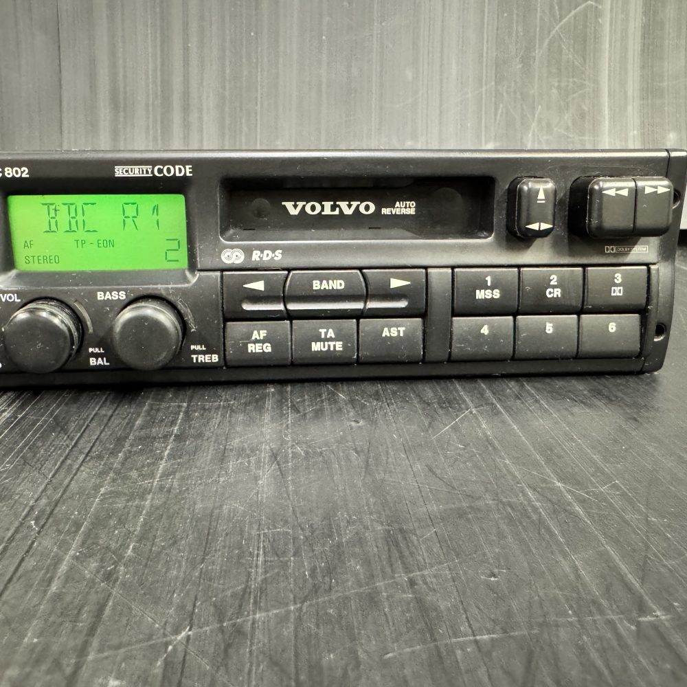 Volvo Old Classic Vintage Radio Cassette Player Model Phillips 22dc711