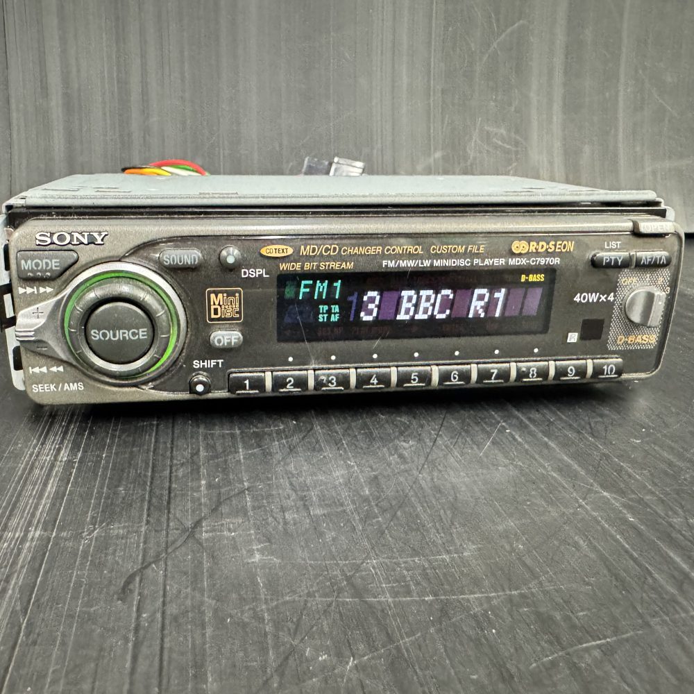 Sony Mdx-C7970r Car Radio Stereo Mini-Disc Player