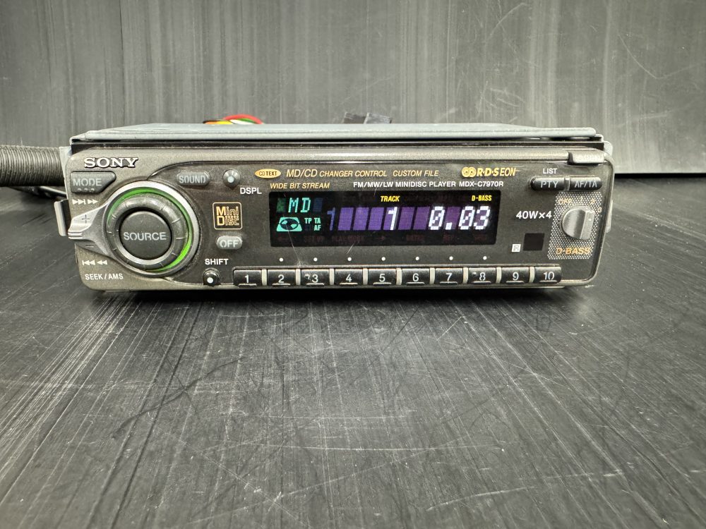 Sony Mdx-C7970r Car Radio Stereo Mini-Disc Player - Image 6