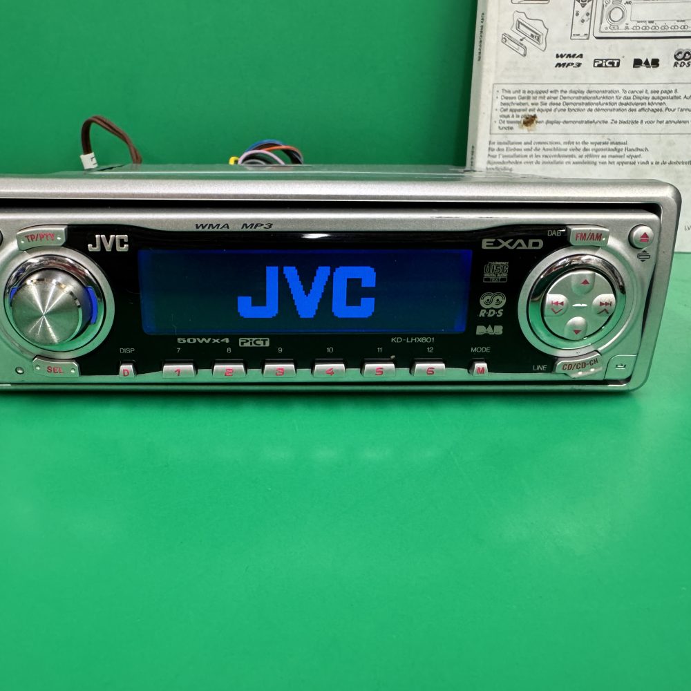 Jvc Kd-LHX601 car Radio Cd DAB media Player with cd control high spec