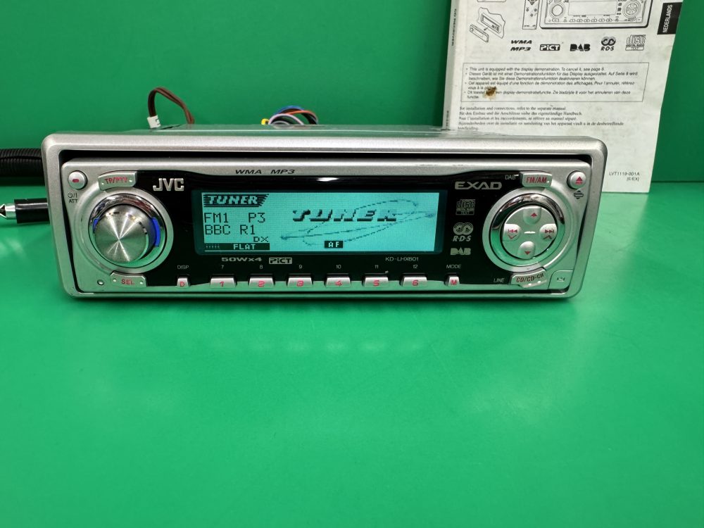 Jvc Kd-LHX601 car Radio Cd DAB media Player with cd control high spec - Image 3