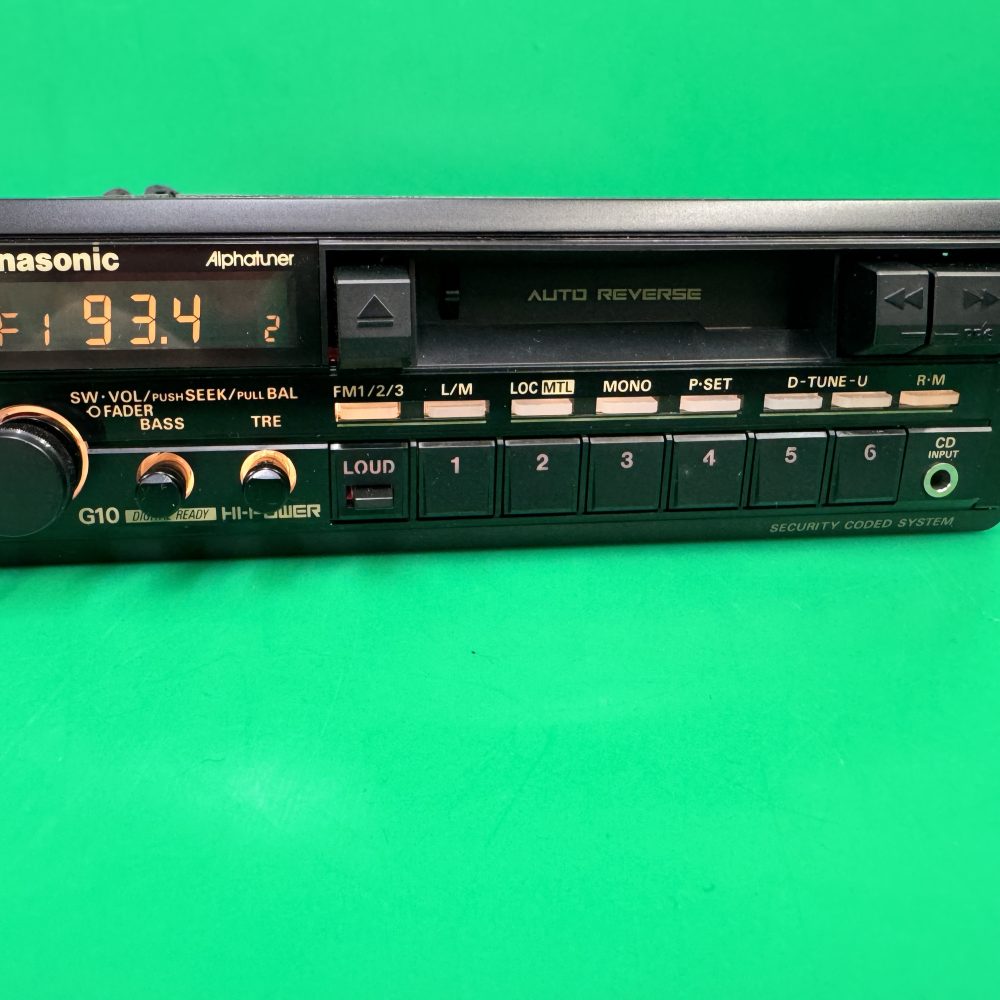 Panasonic G10 Old Vintage Radio Cassette Player Aux in Immaculate Old Golf Audi
