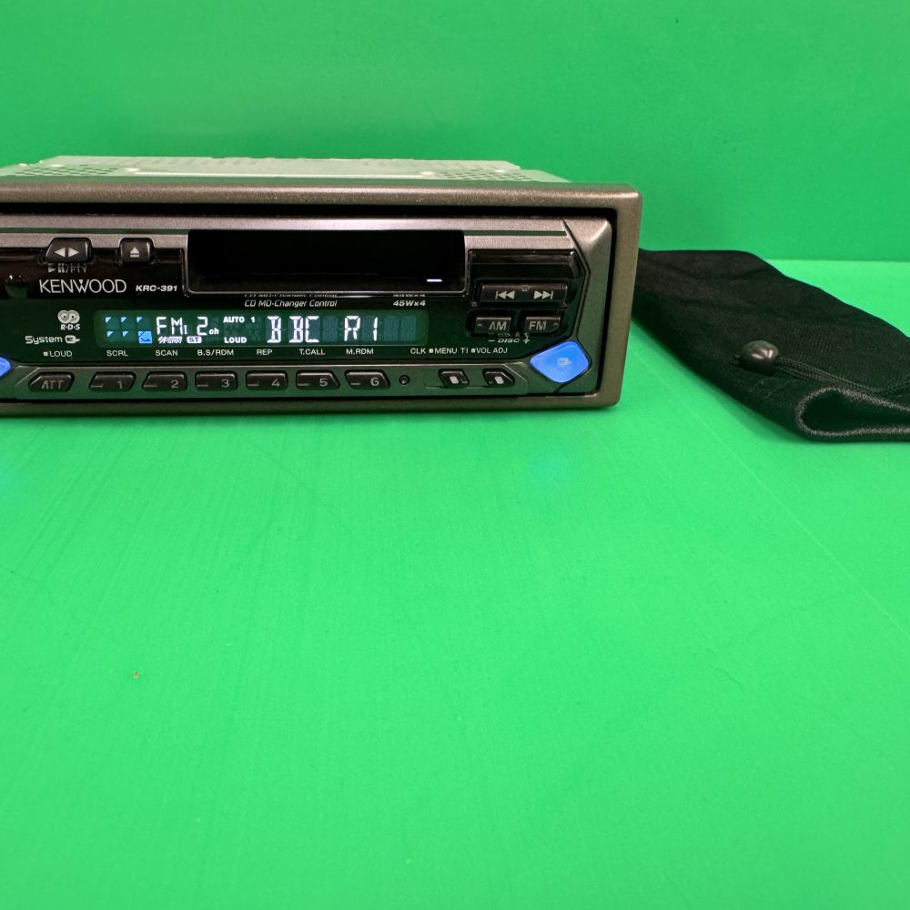 Kenwood Krc-391 old car radio cassette player with Cd control