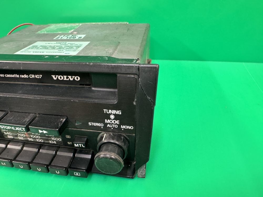 Old Volvo CR-107 Old Classic Vintage Radio Cassette Player - Image 5