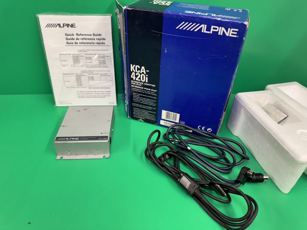 Alpine Kca-420i iPod Interface Adapter Kit Set Complete boxed